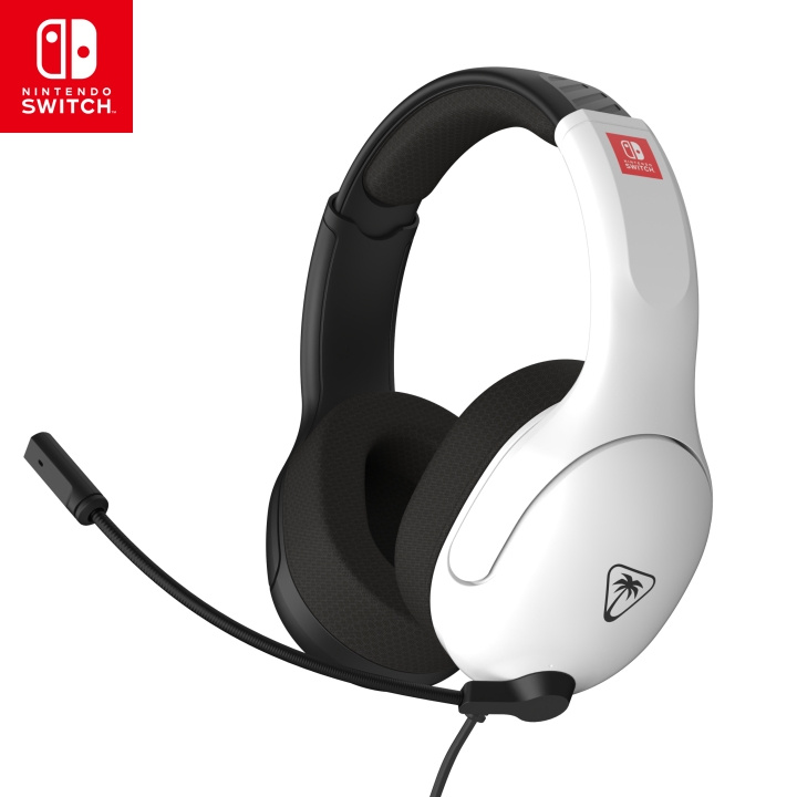 Turtle Beach Airlite Fit-headset svart och vitt i gruppen HEMELEKTRONIK / Spelkonsoler & Tillbehör / Nintendo Switch / Tillbehör hos TP E-commerce Nordic AB (D37005)