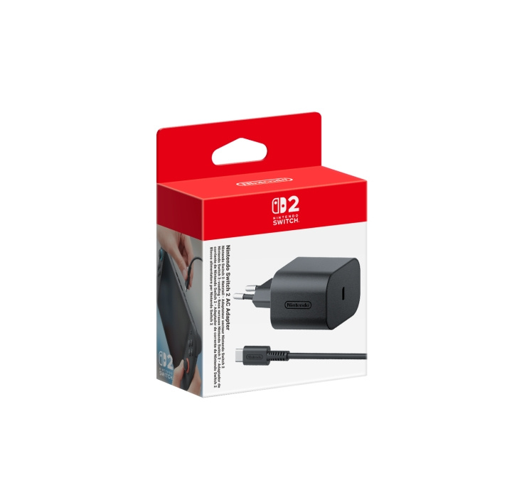 Nintendo Switch 2 nätadapter i gruppen HEMELEKTRONIK / Spelkonsoler & Tillbehör / Nintendo Switch 2 / Tillbehör hos TP E-commerce Nordic AB (D37008)