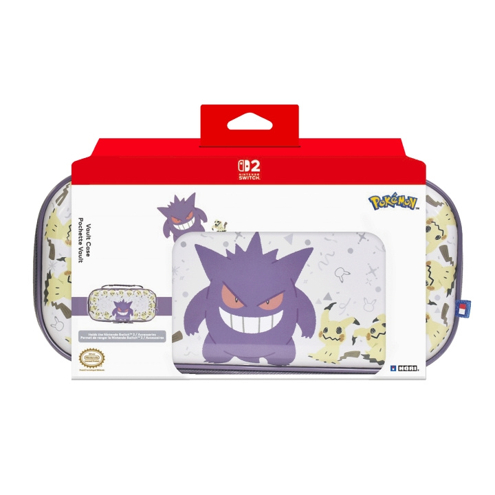 Hori Vault-fodral för Switch 2 – Gengar & Mimikyu – Lila i gruppen HEMELEKTRONIK / Spelkonsoler & Tillbehör / Nintendo Switch 2 hos TP E-commerce Nordic AB (D37036)