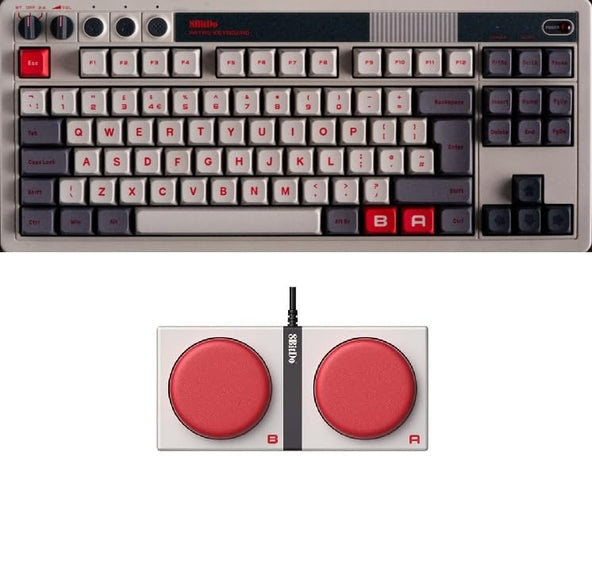 8BitDo – Retro 108 mekaniskt tangentbord – N Edition (Storbritannien) i gruppen DATORER & KRINGUTRUSTNING / Möss & Tangentbord / Tangentbord hos TP E-commerce Nordic AB (D37039)