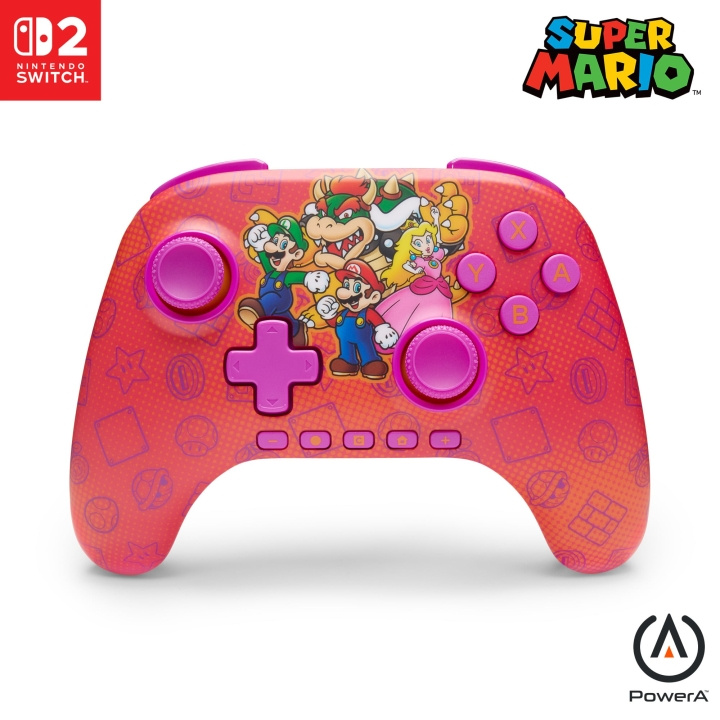 PowerA Advantage Wireless Controller för Nintendo Switch 2 – Mario och vänner i gruppen HEMELEKTRONIK / Spelkonsoler & Tillbehör / Nintendo Switch 2 / Tillbehör hos TP E-commerce Nordic AB (D37067)