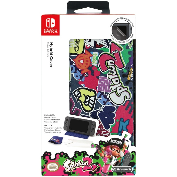 PowerA Nintendo Switch Hybrid Cover Splatoon 2 i gruppen HEMELEKTRONIK / Spelkonsoler & Tillbehör / Nintendo Switch / Tillbehör hos TP E-commerce Nordic AB (D37180)