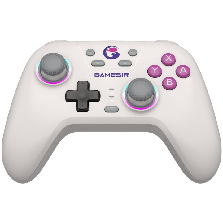 GameSir Nova HD Multiplatform Gamepad (Hall-Effect Sticks) – Retro White i gruppen HEMELEKTRONIK / Spelkonsoler & Tillbehör / Nintendo Switch hos TP E-commerce Nordic AB (D37193)