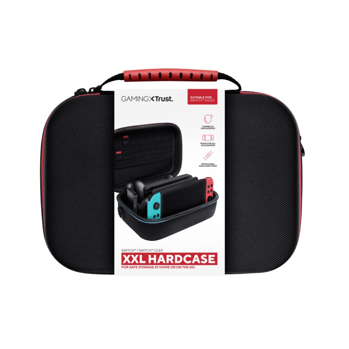 Trust GXT1247 XXL Hardcase för NSW - XXL i gruppen HEMELEKTRONIK / Spelkonsoler & Tillbehör / Nintendo Switch / Tillbehör hos TP E-commerce Nordic AB (D37215)