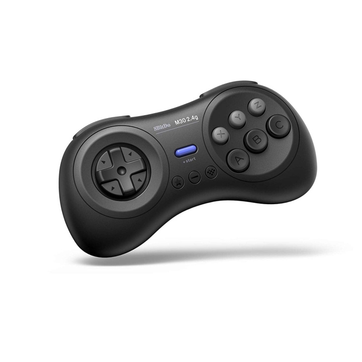8Bitdo M30 2,4G Mega Drive Svart i gruppen HEMELEKTRONIK / Spelkonsoler & Tillbehör hos TP E-commerce Nordic AB (D37216)