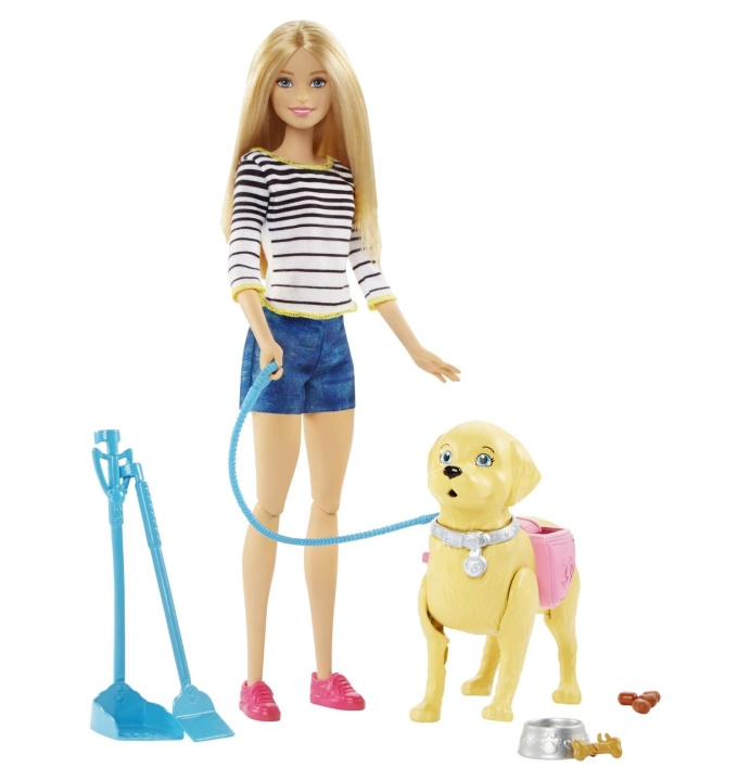 Barbie Promenad- och toalettvalp (DWJ68) i gruppen LEKSAKER, BARN- & BABYPRODUKTER / Leksaker / Dockor & Tillbehör hos TP E-commerce Nordic AB (D37247)