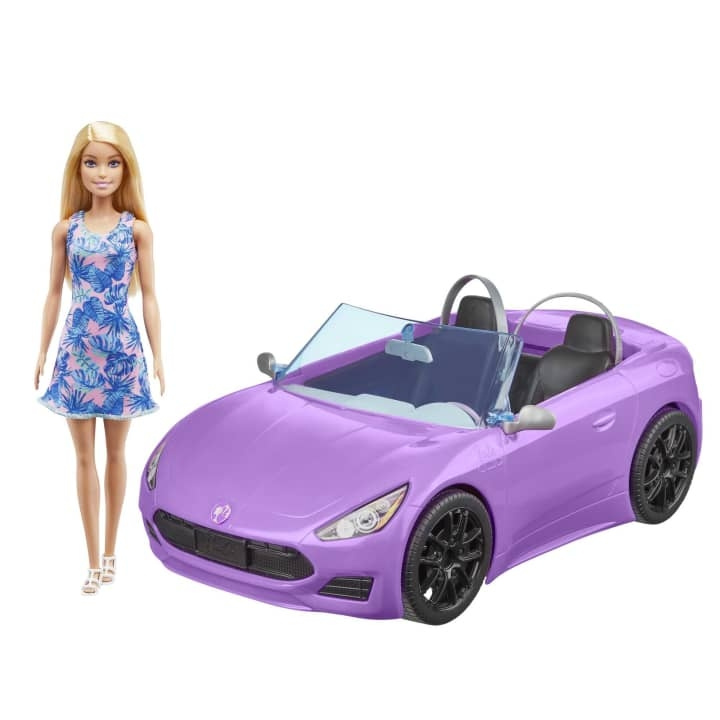 Barbie Cabriolet med docka (HBY29) i gruppen LEKSAKER, BARN- & BABYPRODUKTER / Leksaker / Dockor & Tillbehör hos TP E-commerce Nordic AB (D37249)