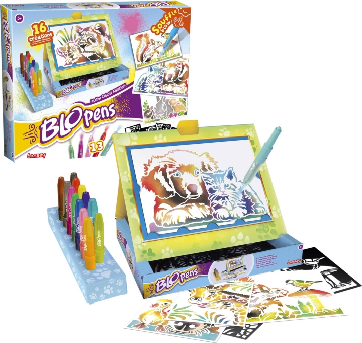 Blo Pens BLOPENS – Kreativ djurverkstad (40349) i gruppen LEKSAKER, BARN- & BABYPRODUKTER / Leksaker / Pyssel hos TP E-commerce Nordic AB (D37291)