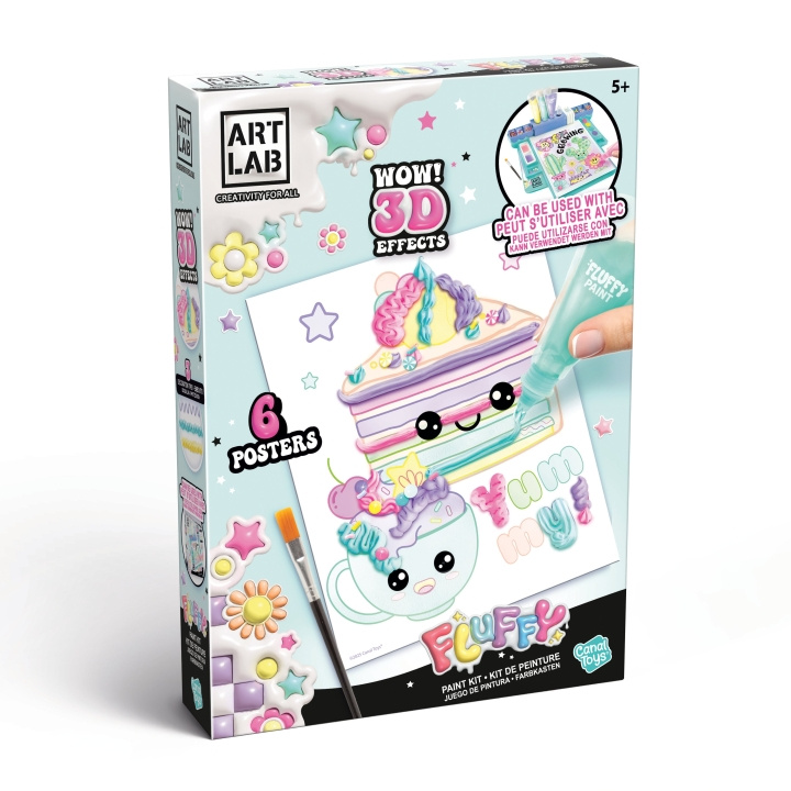 Art Lab Fluffy Paint Kit (123019) i gruppen LEKSAKER, BARN- & BABYPRODUKTER / Leksaker / Pyssel hos TP E-commerce Nordic AB (D37325)