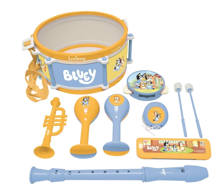 Bluey musikset med 7 instrument (89029) i gruppen LEKSAKER, BARN- & BABYPRODUKTER / Musik, Sång & Bild / Musikinstrument hos TP E-commerce Nordic AB (D37333)