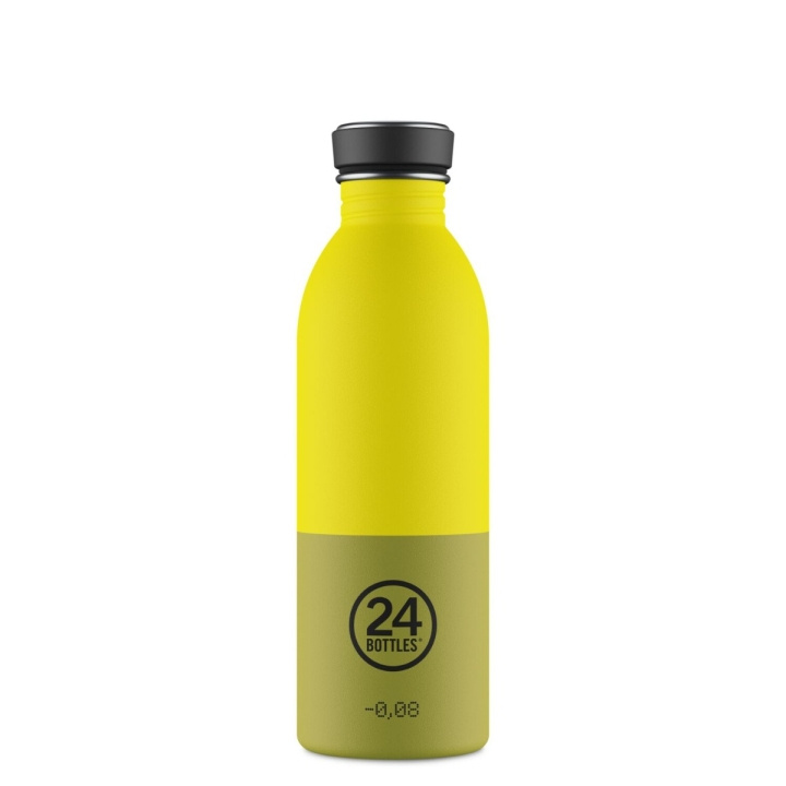 24Bottles Urban Bottle – Grön, Gul – 500 ml i gruppen SPORT, FRITID & HOBBY / Friluftsliv / Termosar & Vattenflaskor hos TP E-commerce Nordic AB (D37356)