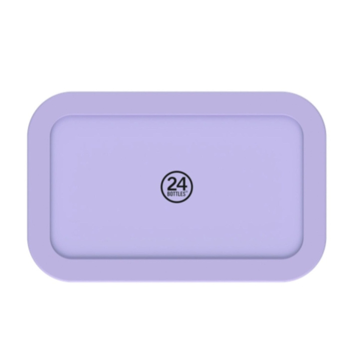 24Bottles Snackbox Erica – Lilla – Kompakt i gruppen HEM, HUSHÅLL & TRÄDGÅRD / Köksredskap / Lunchlådor & Matbehållare hos TP E-commerce Nordic AB (D37358)