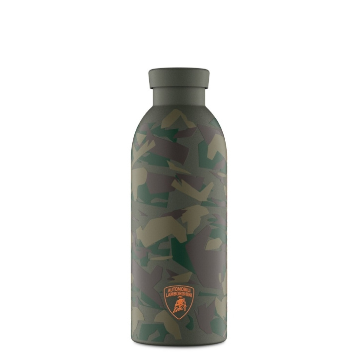 24Bottles Clima – Lamborghini Sterrato – Militärgrön – 500 ml i gruppen SPORT, FRITID & HOBBY / Friluftsliv / Termosar & Vattenflaskor hos TP E-commerce Nordic AB (D37431)