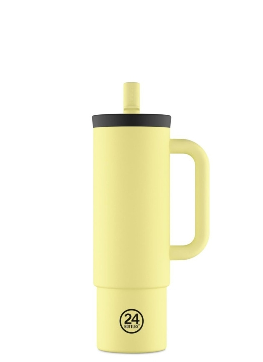 24Bottles Straw Cup – Citrus – 800 ml i gruppen SPORT, FRITID & HOBBY / Friluftsliv / Termosar & Vattenflaskor hos TP E-commerce Nordic AB (D37459)