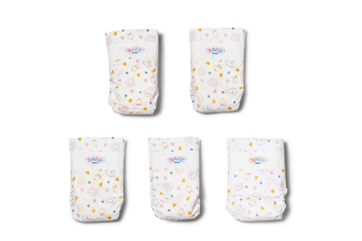 BABY Born Blöjor, 5-pack (838358) | LEKSAKER, BARN- & BABYPRODUKTER - Leksaker - Dockor & Tillbehör | GameStuff