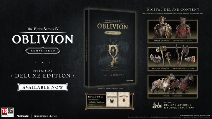 The Elder Scrolls IV: Oblivion Remastered (Deluxe Edition) (XSeriesX) i gruppen HEMELEKTRONIK / Spelkonsoler & Tillbehör / Xbox Series X/S / Spel hos TP E-commerce Nordic AB (D37512)