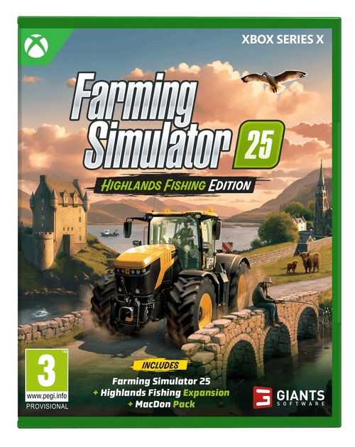 Giants Farming Simulator 25: Highlands Fishing Edition i gruppen HEMELEKTRONIK / Spelkonsoler & Tillbehör / Xbox Series X/S / Spel hos TP E-commerce Nordic AB (D37538)