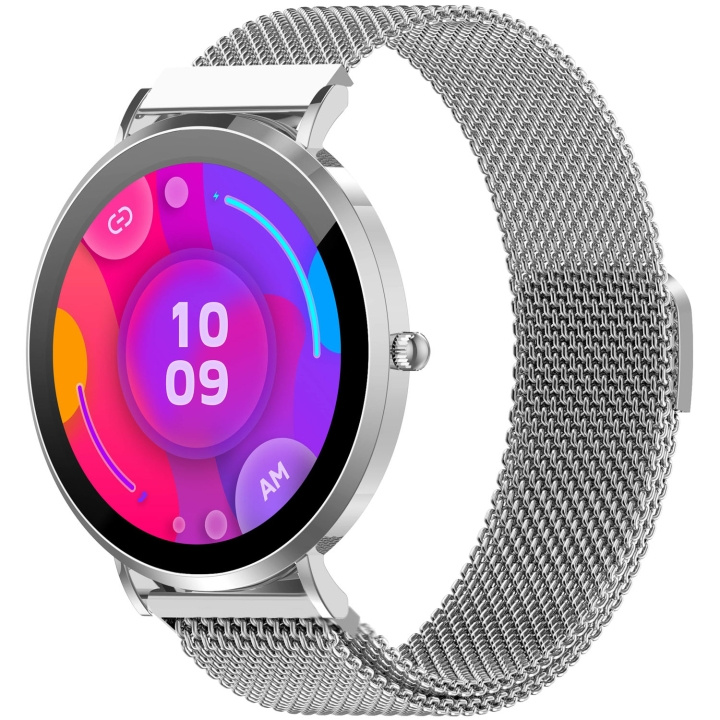 Denver SmartWatch AMOLED Hälsokoll Sport-läge SWC-394S Silver i gruppen SPORT, FRITID & HOBBY / Smartwatch & Aktivitetsarmband / Smartwatches hos TP E-commerce Nordic AB (D37572)