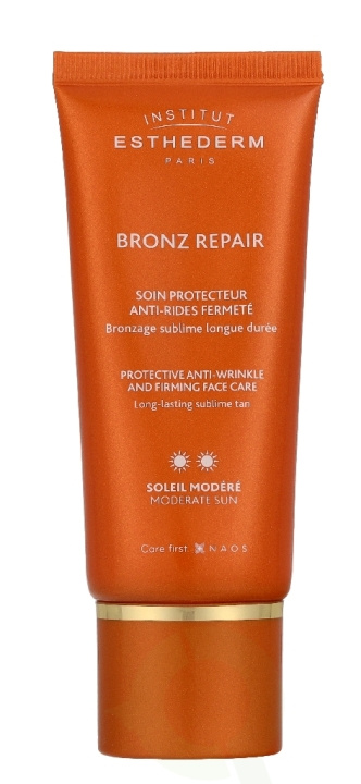 Institut Esthederm Esthederm Bronz Repair Protective Face Care - Moderate 50 ml Anti-Wrinkle And Firming i gruppen SKÖNHET & HÄLSA / Hudvård / Ansiktsvård / Dagkräm hos TP E-commerce Nordic AB (D37592)