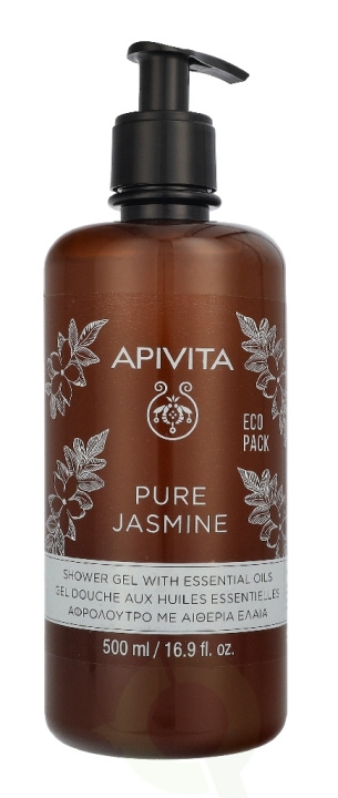 Apivita Pure Jasmine Moisturizing Shower Gel 500 ml i gruppen SKÖNHET & HÄLSA / Hudvård / Kroppsvård / Bad & Duschcreme hos TP E-commerce Nordic AB (D37616)