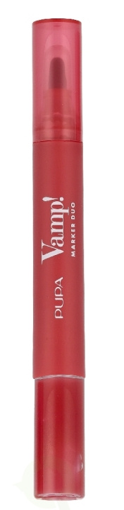Pupa Milano Pupa Vamp! Marker Duo 4 ml Lip marker 1,4ml / Lip gloss 2,6ml i gruppen SKÖNHET & HÄLSA / Makeup / Läppar / Läppglans & Plumper hos TP E-commerce Nordic AB (D37713)
