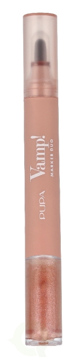 Pupa Milano Pupa Vamp! Marker Duo 4 ml Lip marker 1,4ml/Lip gloss 2,6ml i gruppen SKÖNHET & HÄLSA / Makeup / Läppar / Läppglans & Plumper hos TP E-commerce Nordic AB (D37714)