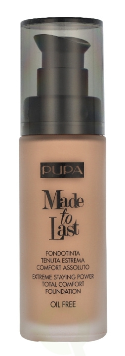 Pupa Milano Pupa Made To Last Total Comfort Foundation SPF10 30 ml #055 Cinnamon Beige i gruppen SKÖNHET & HÄLSA / Makeup / Basmakeup / Foundation hos TP E-commerce Nordic AB (D37733)