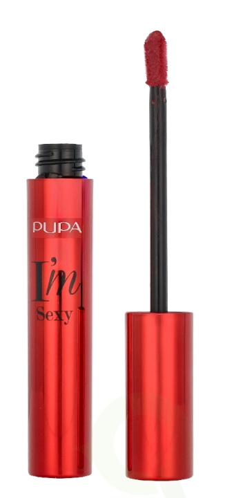 Pupa Milano Pupa I\'m Sexy Liquid Lip Colour 2.7 ml #006 Strawberry Red i gruppen SKÖNHET & HÄLSA / Makeup / Läppar / Läppstift hos TP E-commerce Nordic AB (D37735)