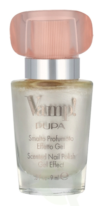 Pupa Milano Pupa Vamp! Scented Nail Polish Gel Effect 9 ml #125 White Snow i gruppen SKÖNHET & HÄLSA / Manikyr/Pedikyr / Nagellack hos TP E-commerce Nordic AB (D37749)