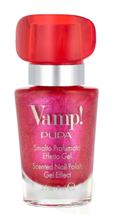Pupa Milano Pupa Vamp! Scented Nail Polish Gel Effect 9 ml #219 Party Fuchsia i gruppen SKÖNHET & HÄLSA / Manikyr/Pedikyr / Nagellack hos TP E-commerce Nordic AB (D37752)