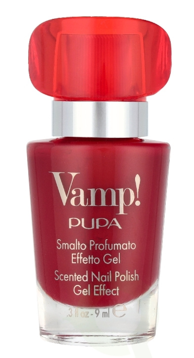 Pupa Milano Pupa Vamp! Scented Nail Polish Gel Effect 9 ml #221 Infinite Burgundy i gruppen SKÖNHET & HÄLSA / Manikyr/Pedikyr / Nagellack hos TP E-commerce Nordic AB (D37754)