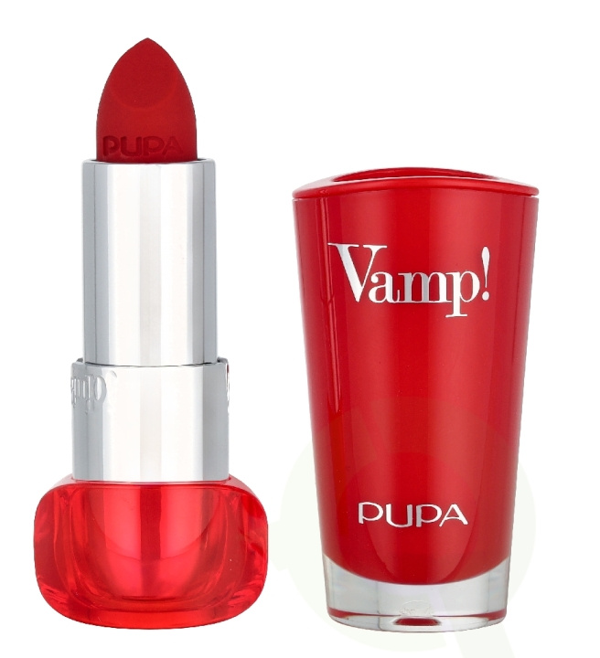 Pupa Milano Pupa Vamp! Extreme Colour Lipstick 3.5 g #302 Ruby Red i gruppen SKÖNHET & HÄLSA / Makeup / Läppar / Läppstift hos TP E-commerce Nordic AB (D37773)