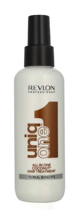 Revlon Uniq One All in One Hair Treatment 150 ml Coconut i gruppen SKÖNHET & HÄLSA / Hår & Styling / Hårvårdsprodukter hos TP E-commerce Nordic AB (D37791)