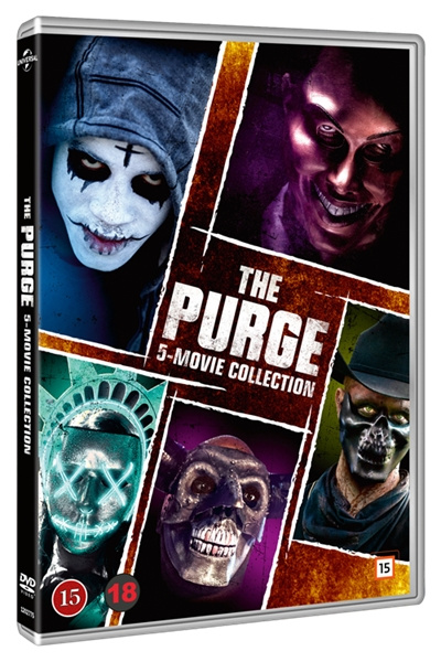 The Purge: Box med del 1–5 i gruppen HEMELEKTRONIK / Ljud & Bild / TV & Tillbehör / Filmer / DVD hos TP E-commerce Nordic AB (D37812)