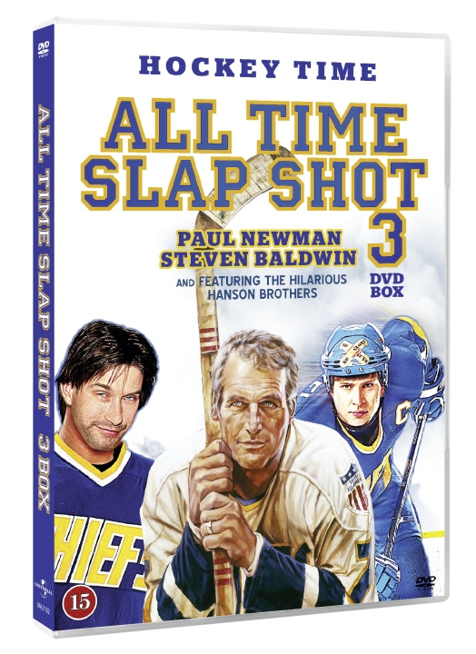 SLAP SHOT - Hockey Time - ALL 3 MOVIES IN ONE BOX (LIMITED EDITION) (DVD) i gruppen HEMELEKTRONIK / Ljud & Bild / TV & Tillbehör / Filmer / DVD hos TP E-commerce Nordic AB (D37890)