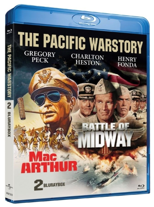 The Pacific War Story - 2 Disc Box set contains Midway and MacArthur Movie (Limited edition) (Blu-ray) i gruppen HEMELEKTRONIK / Ljud & Bild / TV & Tillbehör / Filmer / Blu-ray hos TP E-commerce Nordic AB (D37893)