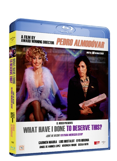 SMD Vad har jag gjort för att förtjäna detta (film av Pedro Almodóvar) i gruppen HEMELEKTRONIK / Ljud & Bild / TV & Tillbehör / Filmer / Blu-ray hos TP E-commerce Nordic AB (D37912)