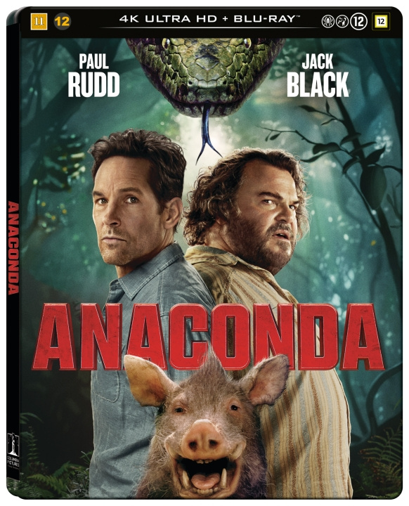 Anaconda (2025) - Steelbook (4K UHD + BD) i gruppen HEMELEKTRONIK / Ljud & Bild / TV & Tillbehör / Filmer / Blu-ray hos TP E-commerce Nordic AB (D38165)