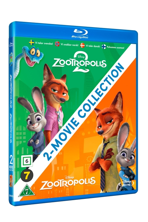 Zootropolis 2-Movie Collection (Blu-ray) i gruppen HEMELEKTRONIK / Ljud & Bild / TV & Tillbehör / Filmer / Blu-ray hos TP E-commerce Nordic AB (D38172)