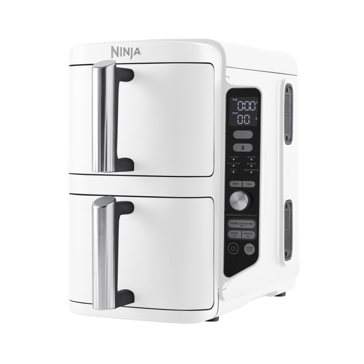 Ninja Double Stack XL – SL400EUWH – Luftfritös med två lådor (9,5 l) och SYNC & MATCH i gruppen HEM, HUSHÅLL & TRÄDGÅRD / Hushållsmaskiner / Airfryers & fritöser hos TP E-commerce Nordic AB (D38298)
