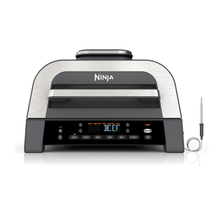 Ninja 6-i-1 MAX Grill & Luftfritös – DG551EU – Cyclonic Air & Smart Cook-system i gruppen HEM, HUSHÅLL & TRÄDGÅRD / Hushållsmaskiner / Airfryers & fritöser hos TP E-commerce Nordic AB (D38299)