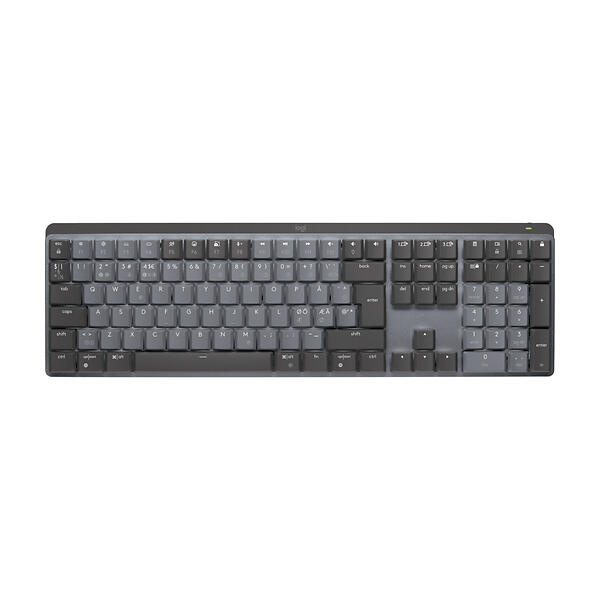 Logitech MX Mechanical Wireless Illuminated Keyboard – Nordiskt – Linjär brytare i gruppen DATORER & KRINGUTRUSTNING / Möss & Tangentbord / Tangentbord hos TP E-commerce Nordic AB (D38323)