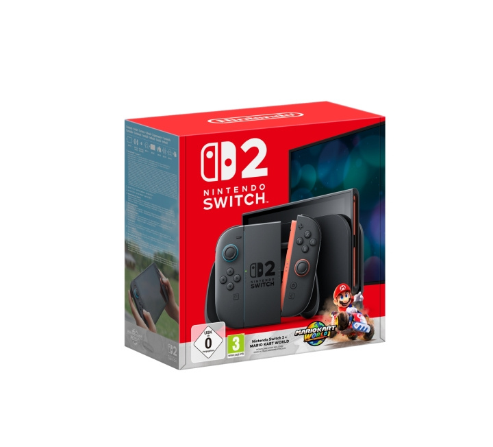 Nintendo Switch 2 + Mario Kart World bundle (Download code) i gruppen HEMELEKTRONIK / Spelkonsoler & Tillbehör / Nintendo Switch 2 hos TP E-commerce Nordic AB (D38402)