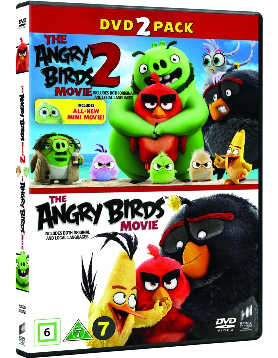 The Angry Birds Movie 1+2 Box - Dvd i gruppen HEMELEKTRONIK / Ljud & Bild / TV & Tillbehör / Filmer / DVD hos TP E-commerce Nordic AB (D38482)