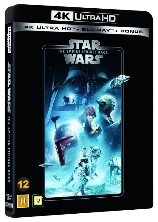 Star Wars : Episode 5 - EMPIRE STRIKES BACK - 3-disc (4K UHD + BD) i gruppen HEMELEKTRONIK / Ljud & Bild / TV & Tillbehör / Filmer / Blu-ray hos TP E-commerce Nordic AB (D38488)