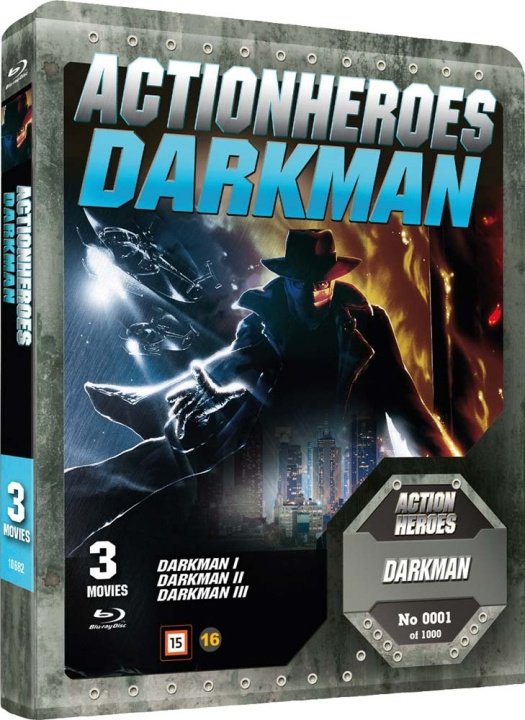 Darkman Trilogy: Action Heroes (Steelbook) (Blu-ray) Liam Neeson i gruppen HEMELEKTRONIK / Ljud & Bild / TV & Tillbehör / Filmer / Blu-ray hos TP E-commerce Nordic AB (D38548)
