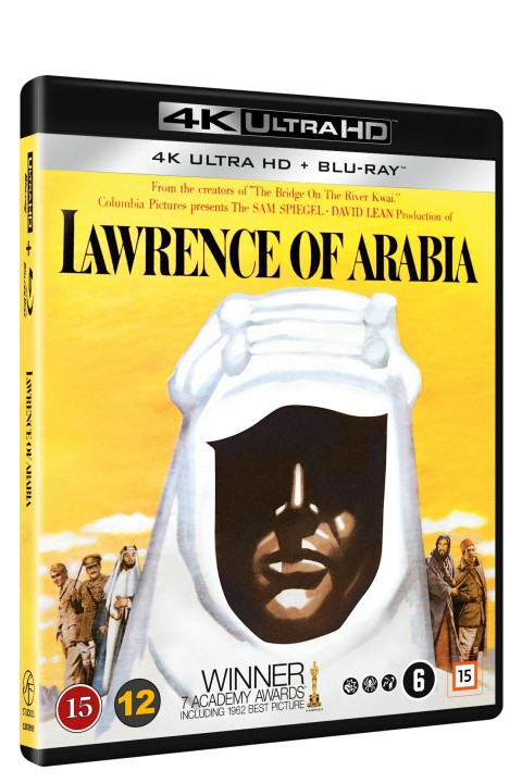 Lawrence of Arabia (4K Ultra-HD + Blu-ray) (Nordic) (4 DISC edition) i gruppen HEMELEKTRONIK / Ljud & Bild / TV & Tillbehör / Filmer / Blu-ray hos TP E-commerce Nordic AB (D38737)