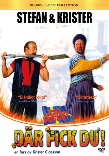 Stefan & Krister / Där fick du! (DVD) | HEMELEKTRONIK - Ljud & Bild - TV & Tillbehör - Filmer - DVD | GameStuff