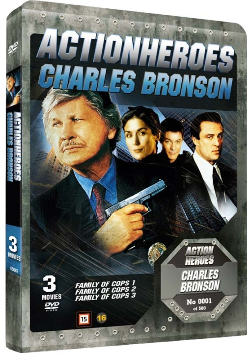 Charles Bronson: Family of Cops Trilogy (Steelbook) (DVD) i gruppen HEMELEKTRONIK / Ljud & Bild / TV & Tillbehör / Filmer / DVD hos TP E-commerce Nordic AB (D38890)
