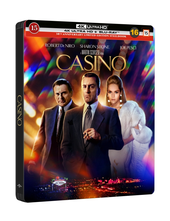 Casino – Steelbook (4K UHD + BD) i gruppen HEMELEKTRONIK / Ljud & Bild / TV & Tillbehör / Filmer / Blu-ray hos TP E-commerce Nordic AB (D38987)